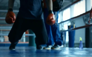 Stock Video Knocked Out Boxer Falls Into The Ring Animated Wallpaper