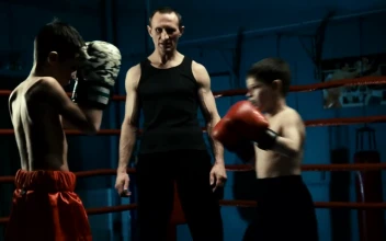 Stock Video Kids Training Boxing In The Gym Animated Wallpaper