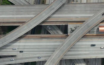 Stock Video Judge Pregerson Highway Aerial Close Up Animated Wallpaper