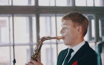 Stock Video Jazz Band Performing On Stage Animated Wallpaper