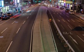 Stock Video Japanese Road With Fast Traffic At Night Animated Wallpaper