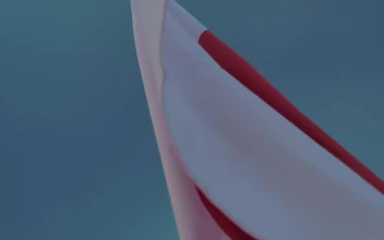 Stock Video Japanese Flag Waving High Above Animated Wallpaper