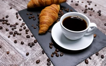 Stock Video Isometric View Of Coffee Beans Croissants And Cappuccino Animated Wallpaper