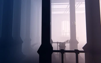 Stock Video Inside Of An Old Church D Render Animated Wallpaper