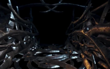 Stock Video Inside An Alien Spaceship Corridor Loop Animated Wallpaper