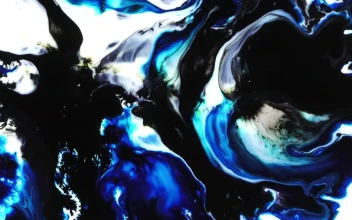Stock Video Ink In Psychedelic Shape Animated Wallpaper