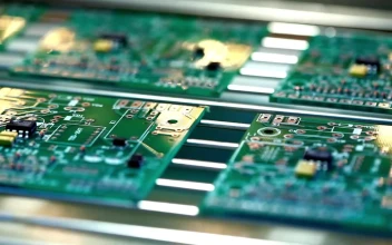 Stock Video Industrial Production Of Electronic Cards Animated Wallpaper