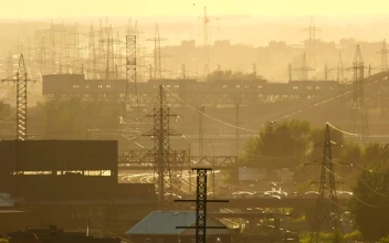 Stock Video Industrial Landscape And Moving Cars Animated Wallpaper