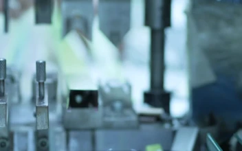 Stock Video Industrial Cutting Machine Animated Wallpaper