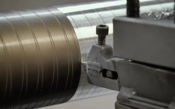 Stock Video Industrial Cutter Scraping Iron Animated Wallpaper