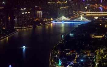 Stock Video Illuminated Bridge In The City Animated Wallpaper