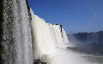 Stock Video Iguazu Falls Close Up Animated Wallpaper