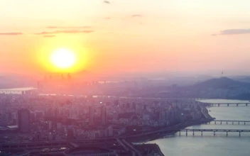 Stock Video Huge City With Bridges And Buildings As Dusk Animated Wallpaper