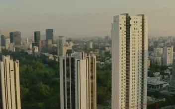 Stock Video Huge City With A Large Park In An Aerial Shot Smal Animated Wallpaper