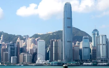 Stock Video Hong Kong Skyline Panorama At Daytime Animated Wallpaper