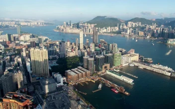 Stock Video Hong Kong City Scape On A Sunny Day Animated Wallpaper