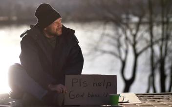 Stock Video Homeless Man Asking For Help Animated Wallpaper