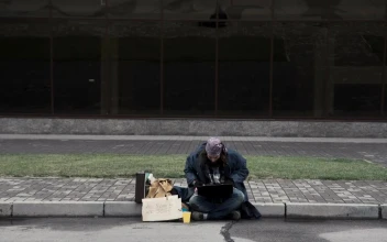 Stock Video Homeless Getting Happy News Then Dances Animated Wallpaper