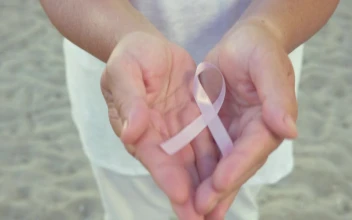 Stock Video Holding The Pink Cancer Ribbon Animated Wallpaper