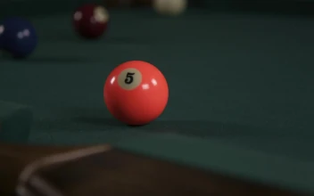 Stock Video Hitting Ball Into A Hole Animated Wallpaper