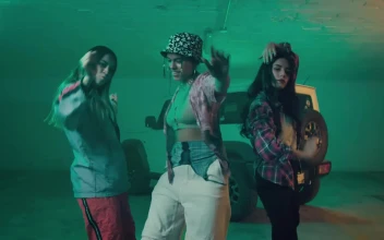 Stock Video Hip Hop Dancers With Urban Style Animated Wallpaper