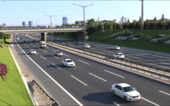Stock Video Highway Traffic In The Morning Animated Wallpaper