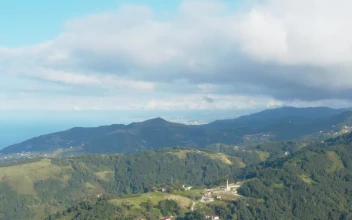 Stock Video High Above The Hills Animated Wallpaper