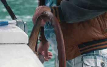 Stock Video Helm Of A Yacht Or Boat While Someone Is Sailing Animated Wallpaper