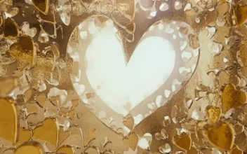 Stock Video Heart Shaped Figures Video Loop Animated Wallpaper