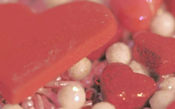 Stock Video Heart Shaped Candies Animated Wallpaper
