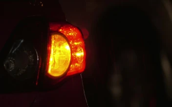 Stock Video Hazard Lights Flashing On A Car Animated Wallpaper