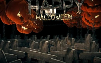Stock Video Happy Halloween D Animation Animated Wallpaper