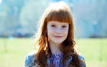Stock Video Happy Girl Smiling Outside Animated Wallpaper