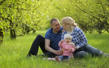 Stock Video Happy Family Spending Time Together In The Park Animated Wallpaper