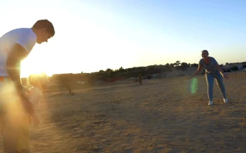 Stock Video Happy Family Playing In The Sand Animated Wallpaper