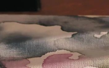 Stock Video Hands Painting A Canvas With Watercolor Animated Wallpaper