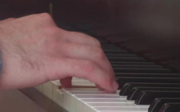 Stock Video Hands Of An Expert Pianist Playing A Song Animated Wallpaper