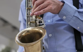 Stock Video Hands Of A Saxophonist Playing A Song Animated Wallpaper
