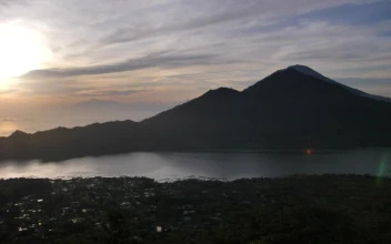 Stock Video Landscape View Around A Volcano Animated Wallpaper