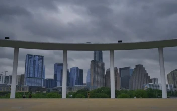 Stock Video Landscape Covered With Skyscrapers And Buildings Animated Wallpaper