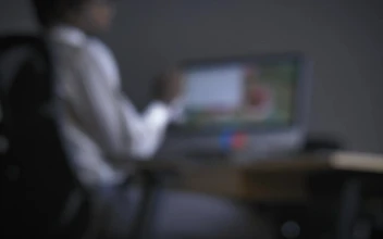 Stock Video Man In An Office Throws A Ball Of Paper Into Animated Wallpaper