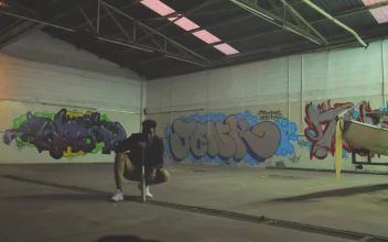 Stock Video Man In A Warehouse Animated Wallpaper