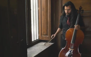 Stock Video Man Holding A Cello Animated Wallpaper