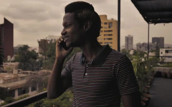 Stock Video Man Having A Nice Phone Call Animated Wallpaper