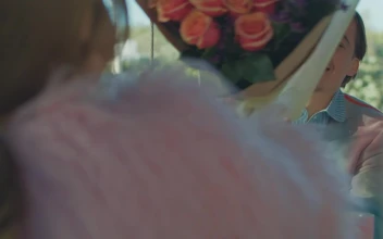 Stock Video Man Giving Flowers On Valentines Day Animated Wallpaper