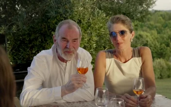 Stock Video Man Drinking A Glass Of Wine Animated Wallpaper