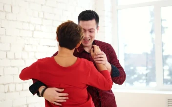 Stock Video Man And Woman Dancing Happily Animated Wallpaper