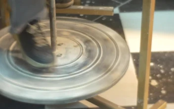 Stock Video Male Feet Rotating The Pottery Wheel Animated Wallpaper
