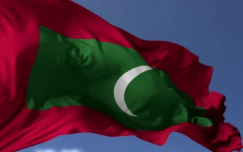 Stock Video Maldives Flag Rippling In Wind Animated Wallpaper