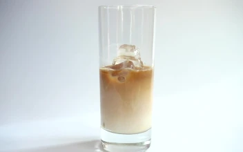 Stock Video Making Cold Coffee With Milk Animated Wallpaper